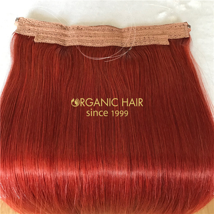 Human #130 color halo hair extensions on sale X164